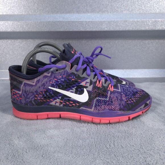 Nike Free 5 TR Fit 4 Running Sneakers Purple/Pink Women’s Size 6.5 (629832-402) - Picture 1 of 10